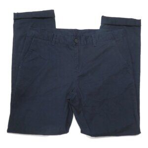 8 Seconds Chino Pants 32 x 29 Blue Chino Pants Mens Cuffed Slim Cotton Blend